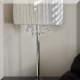 DL01. Floor lamp with crystal decorations. 